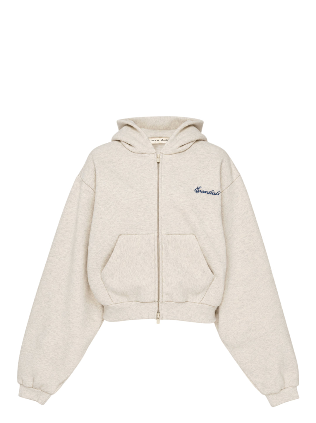 Fear of God ESSENTIALS Women's Modern Cropped Zip Hoodie