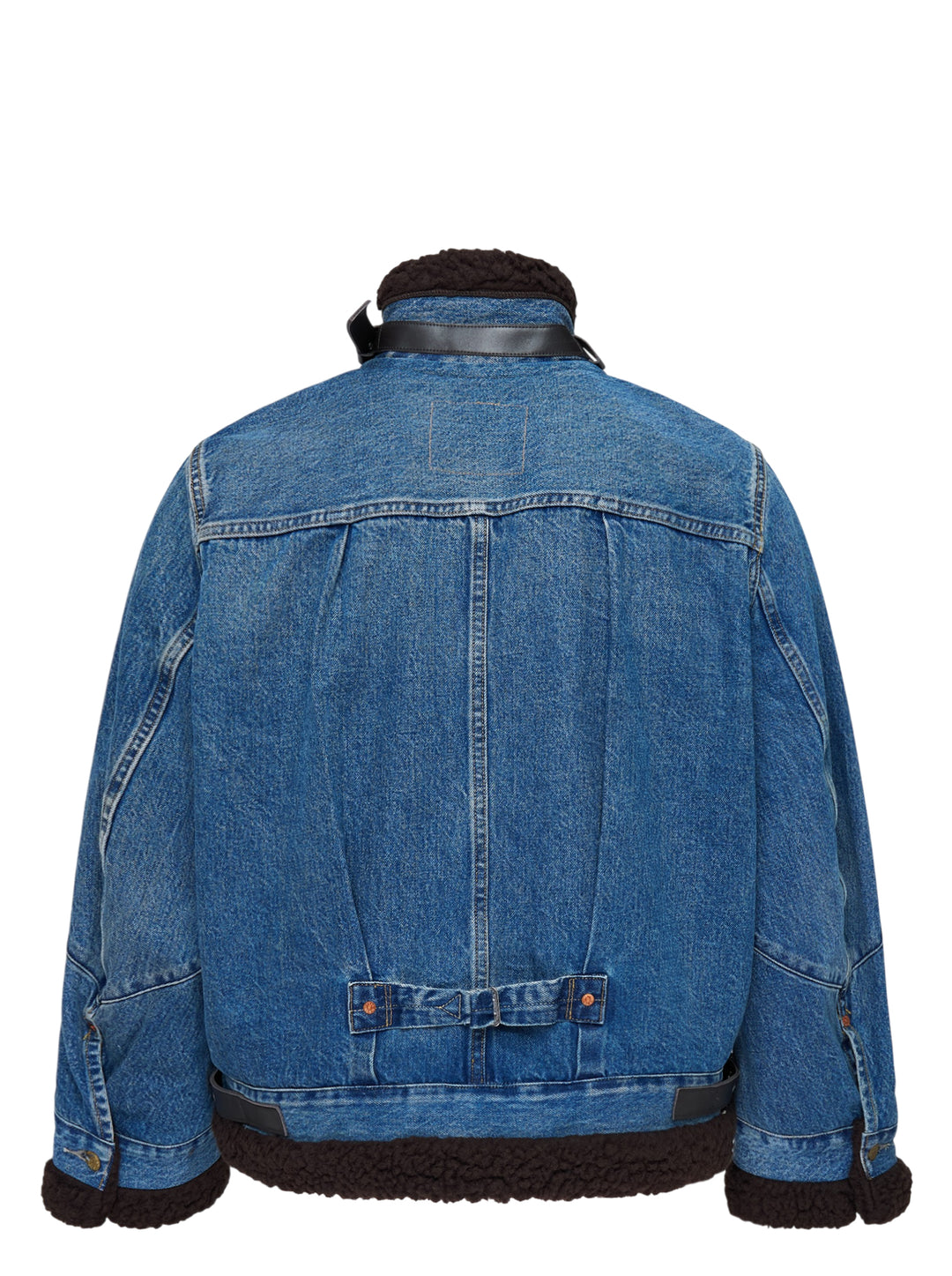 Sherpa Trimmed Denim Jacket