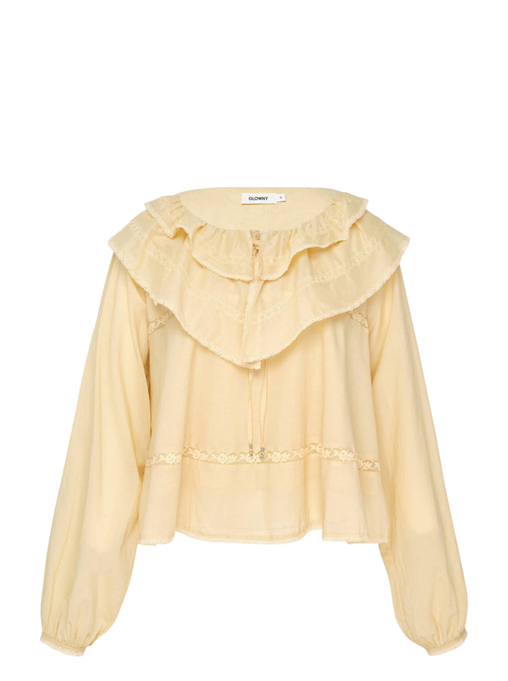 GLOWNY Mallow Lace Blouse