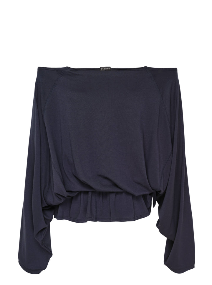 GLOWNY Sway Shirring Long Sleeve Blouse - view 2