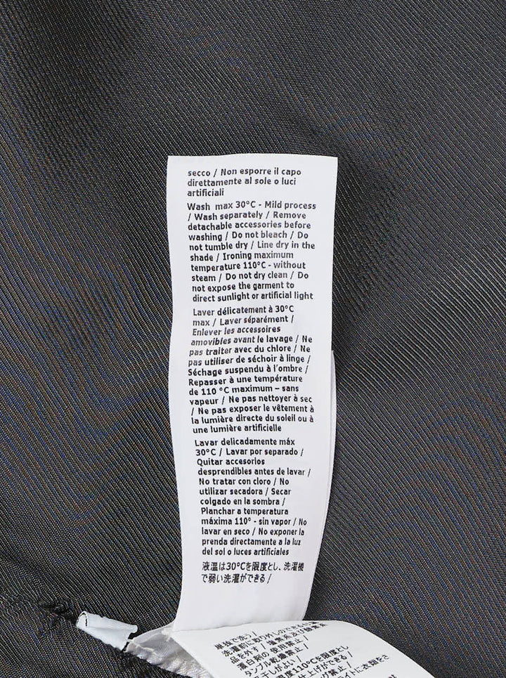 C.P. Company corduroy overshirt in washed charcoal with two large chest pockets and a Lens detail on the sleeve - view 5