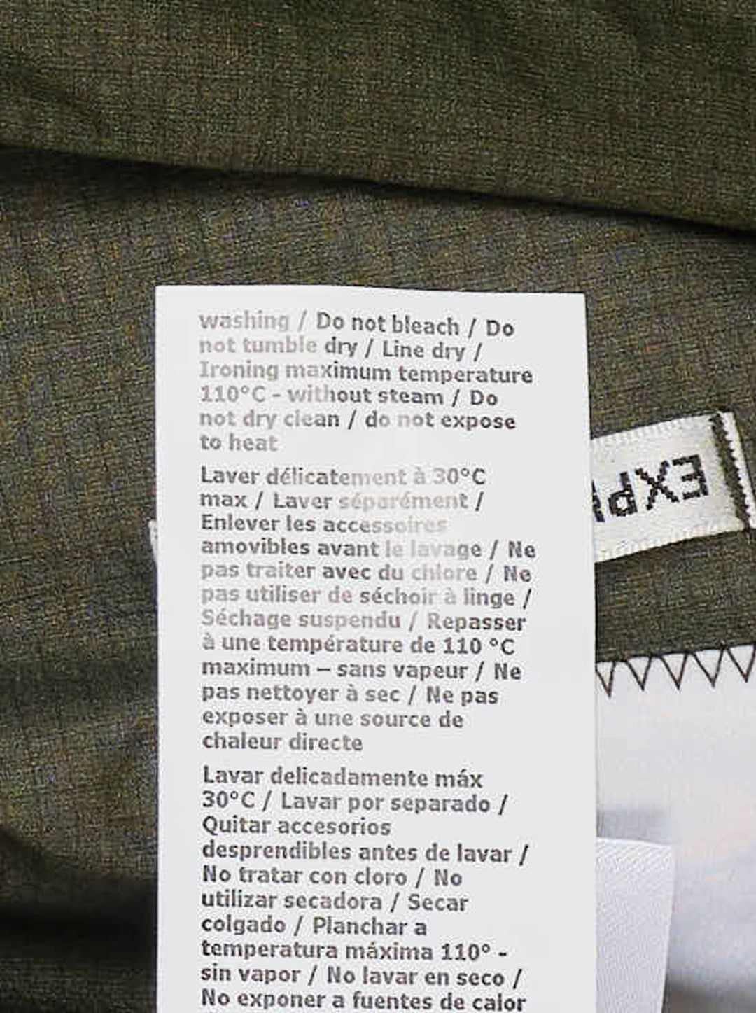 C.P. Company olive green ripstop hooded jacket with quilted inner layer, drawcord waist and chest Windstopper label - view 8