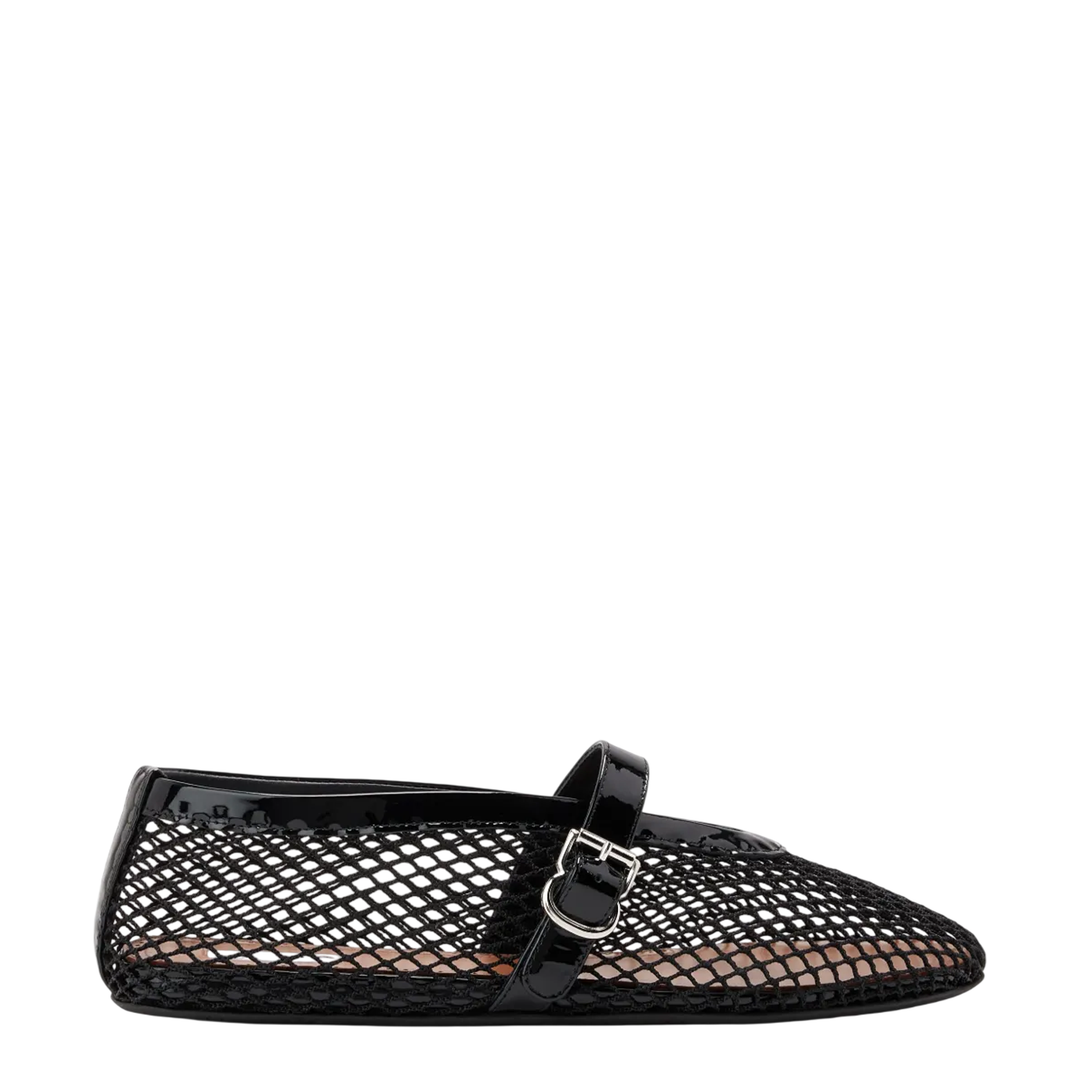 Ballet Flats Patent Mesh