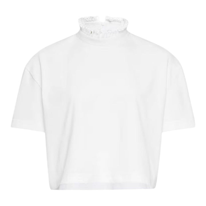 Club21 - ALAIA - Cropped T-Shirt - TEES - White