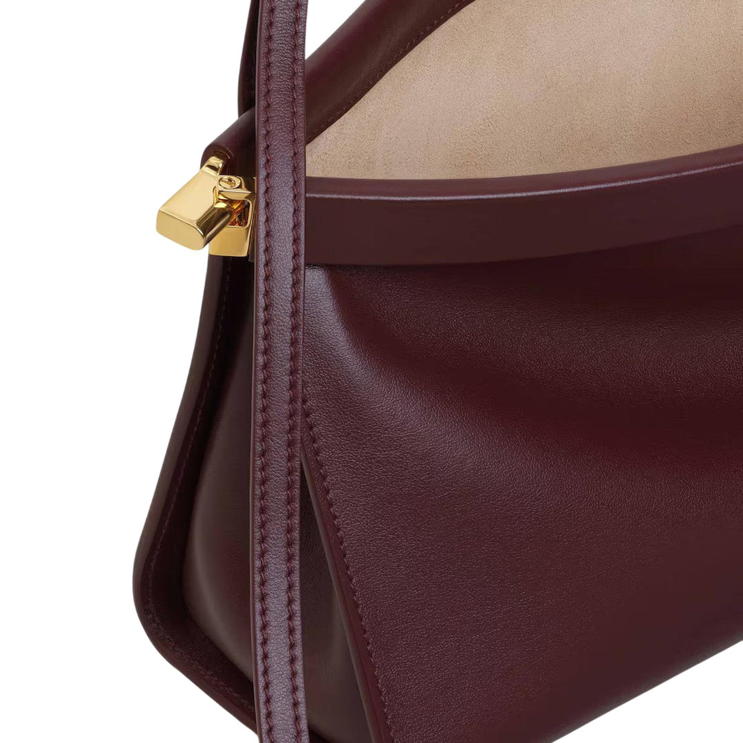 Club21 - ALAIA - East West M Calfskin Glossy - HANDBAGS - Burgundy
