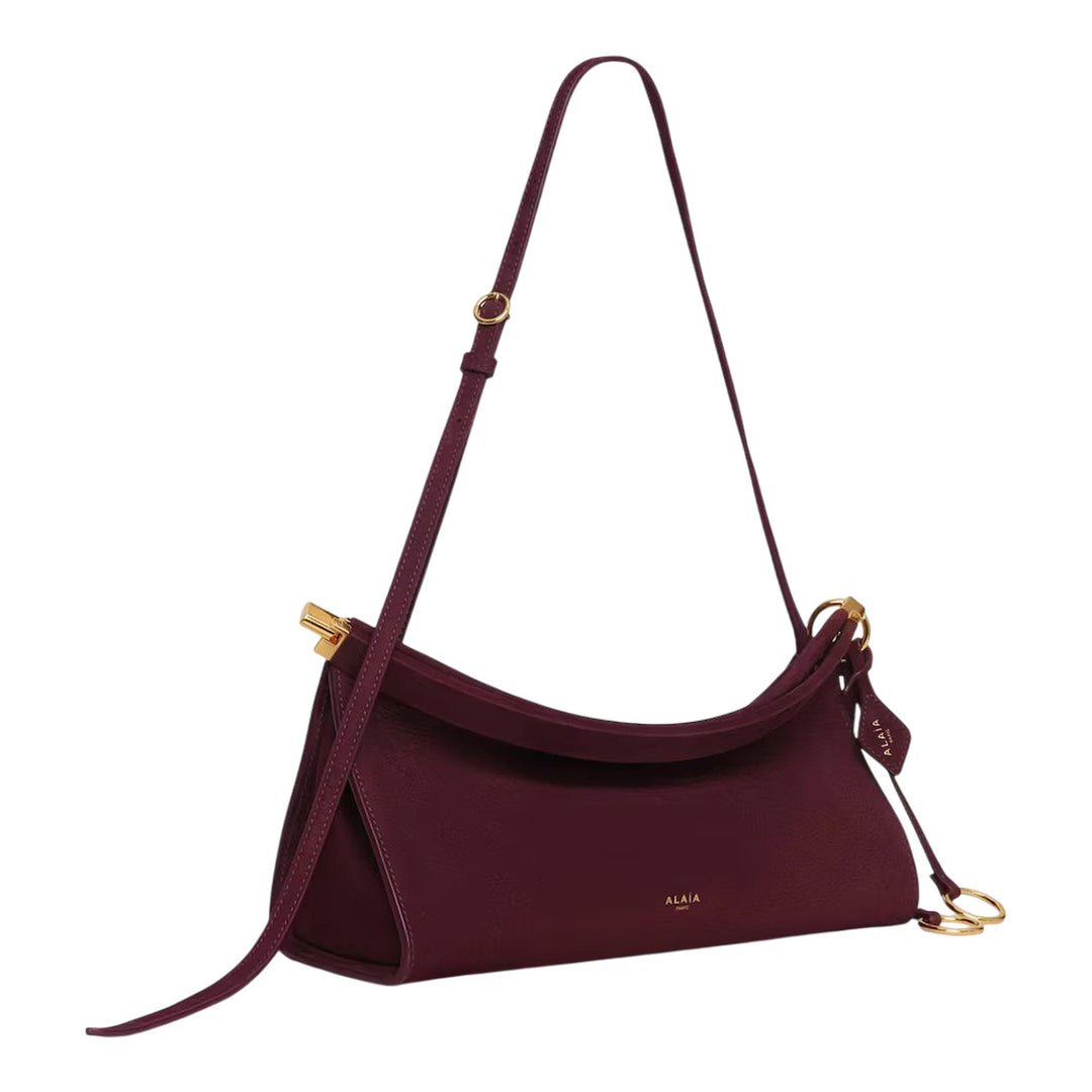Club21 - ALAIA - East West M Nubuck Calfskin - HANDBAGS - Burgundy