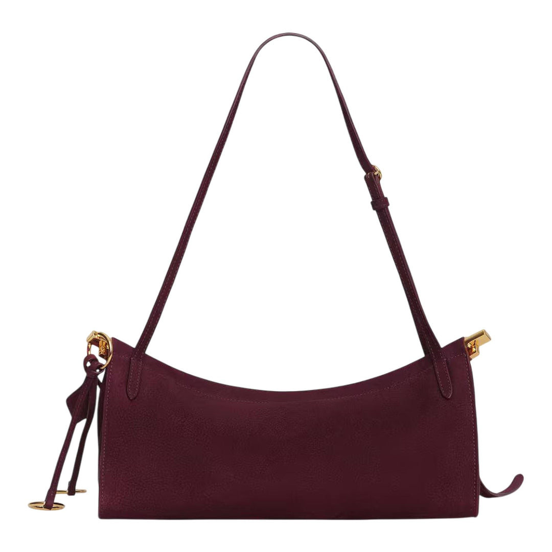 Club21 - ALAIA - East West M Nubuck Calfskin - HANDBAGS - Burgundy