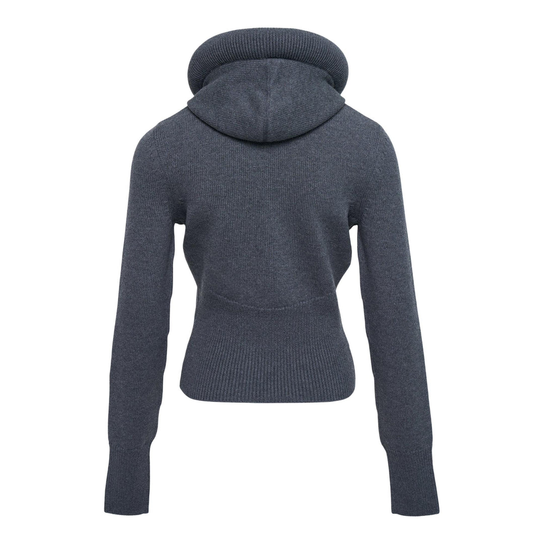 Club21 - ALAIA - Hooded Jumper - WOVEN TOPS - Grey