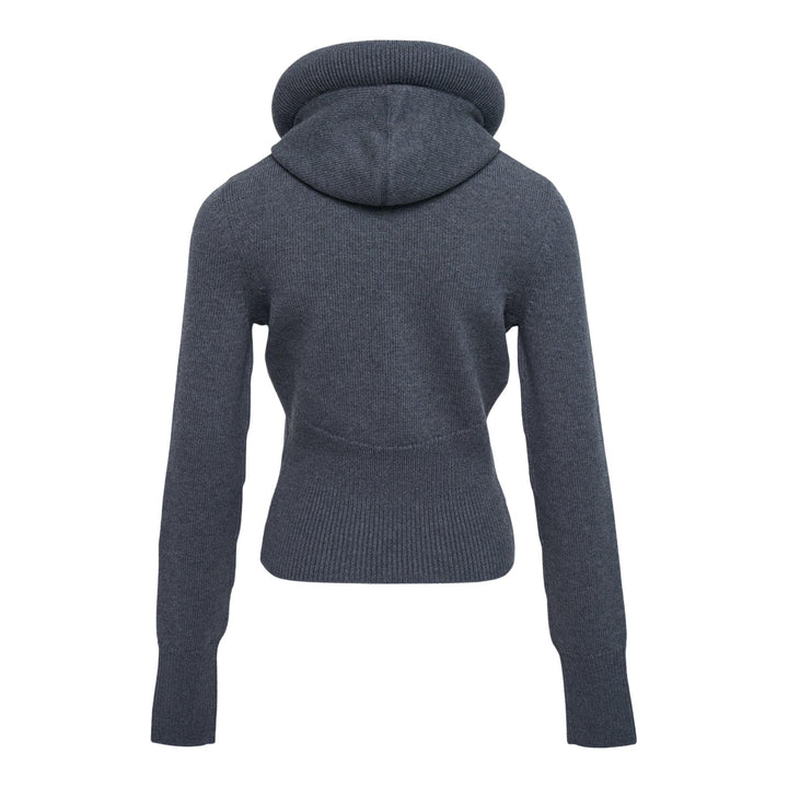 Club21 - ALAIA - Hooded Jumper - WOVEN TOPS - Grey