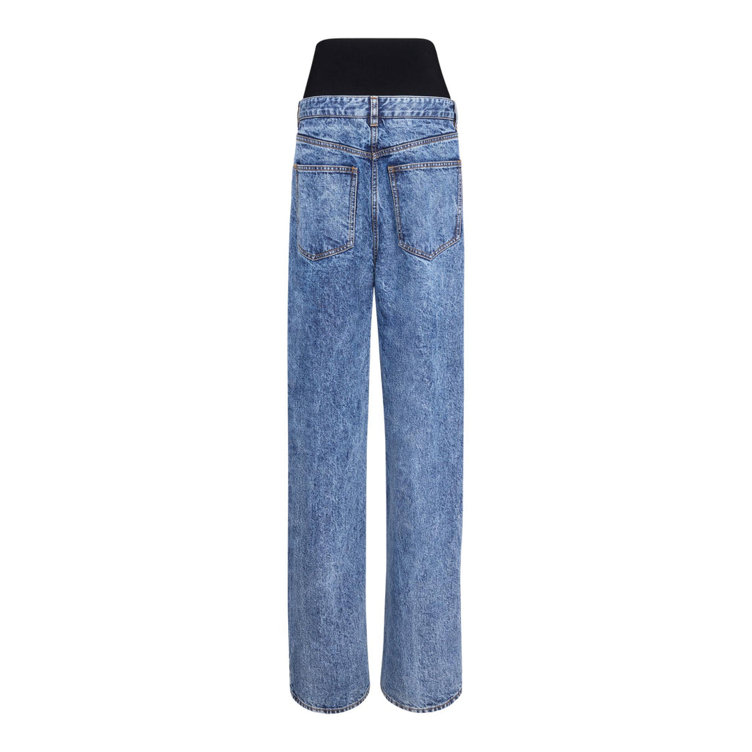 Club21 - ALAIA - Knit Band Jeans - JEANS - Blue