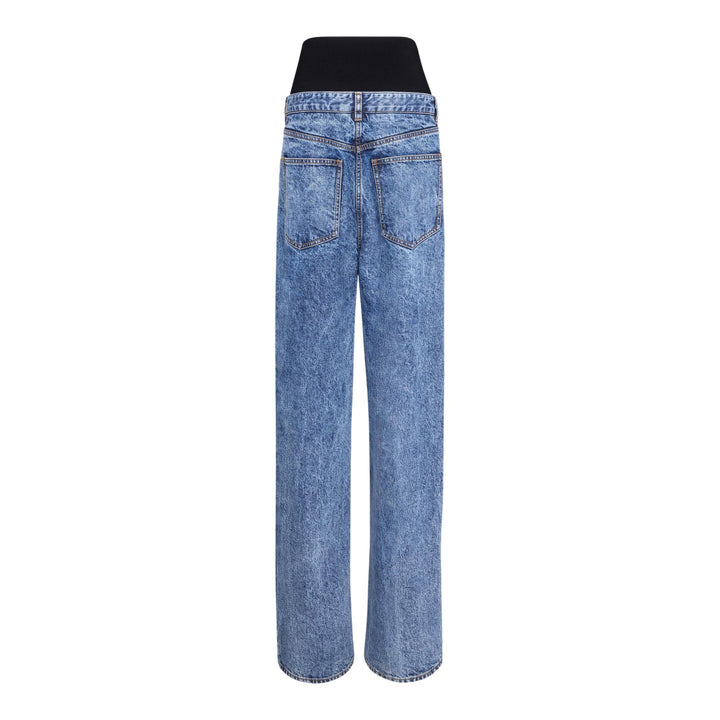 Club21 - ALAIA - Knit Band Jeans - JEANS - Blue