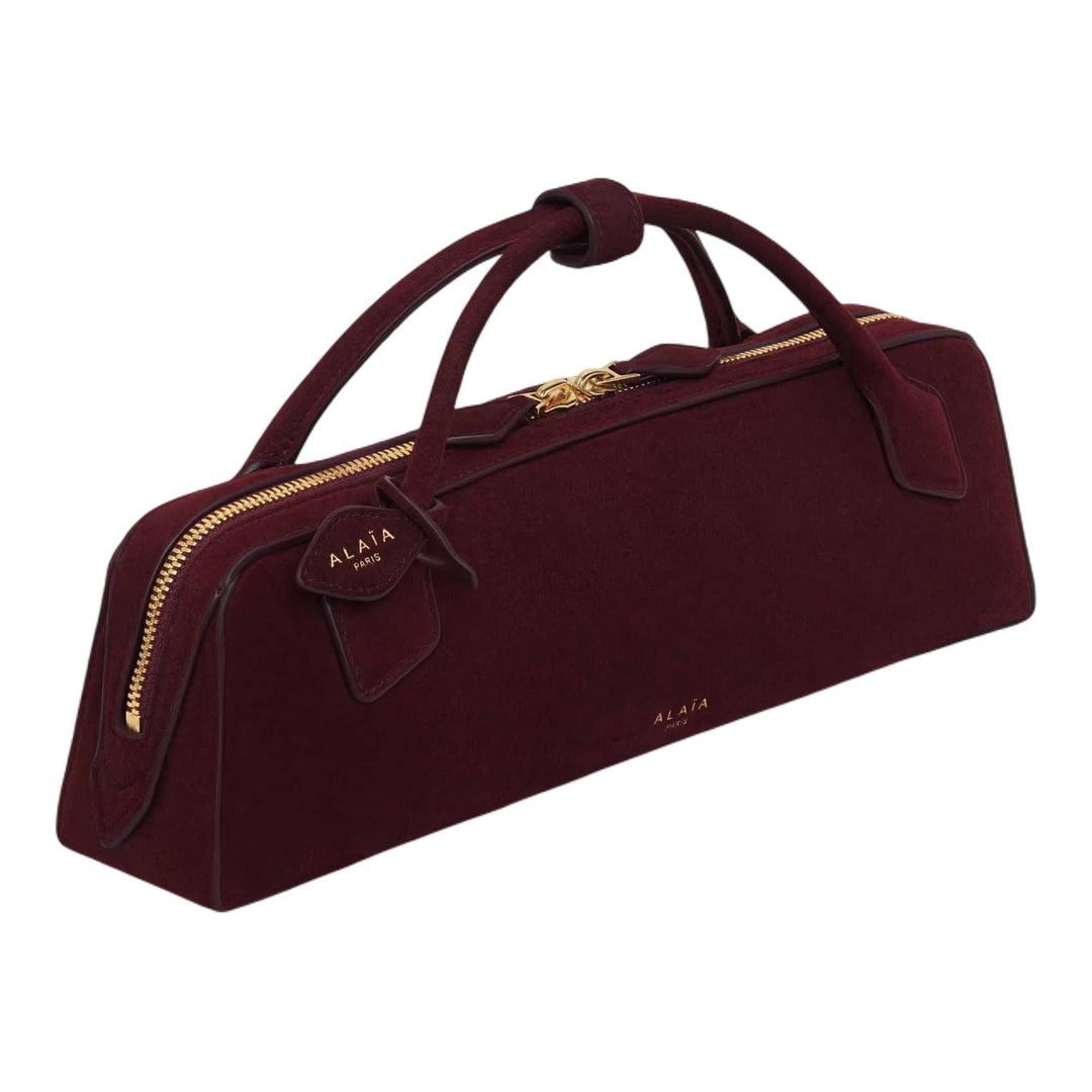 Club21 - ALAIA - Le Teckel Clutch - HANDBAGS - Maroon