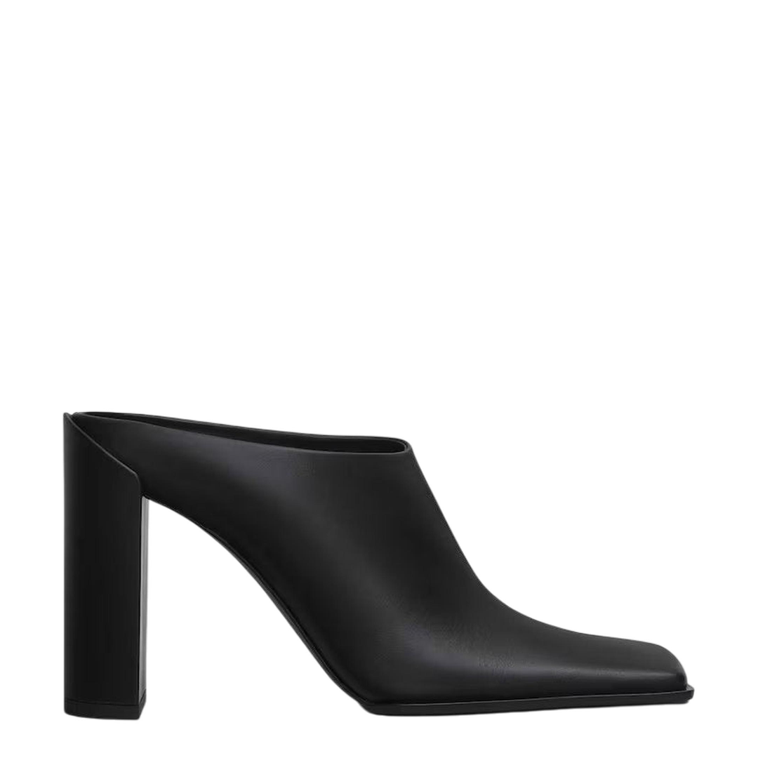 Mules 90 Shiny Calfskin