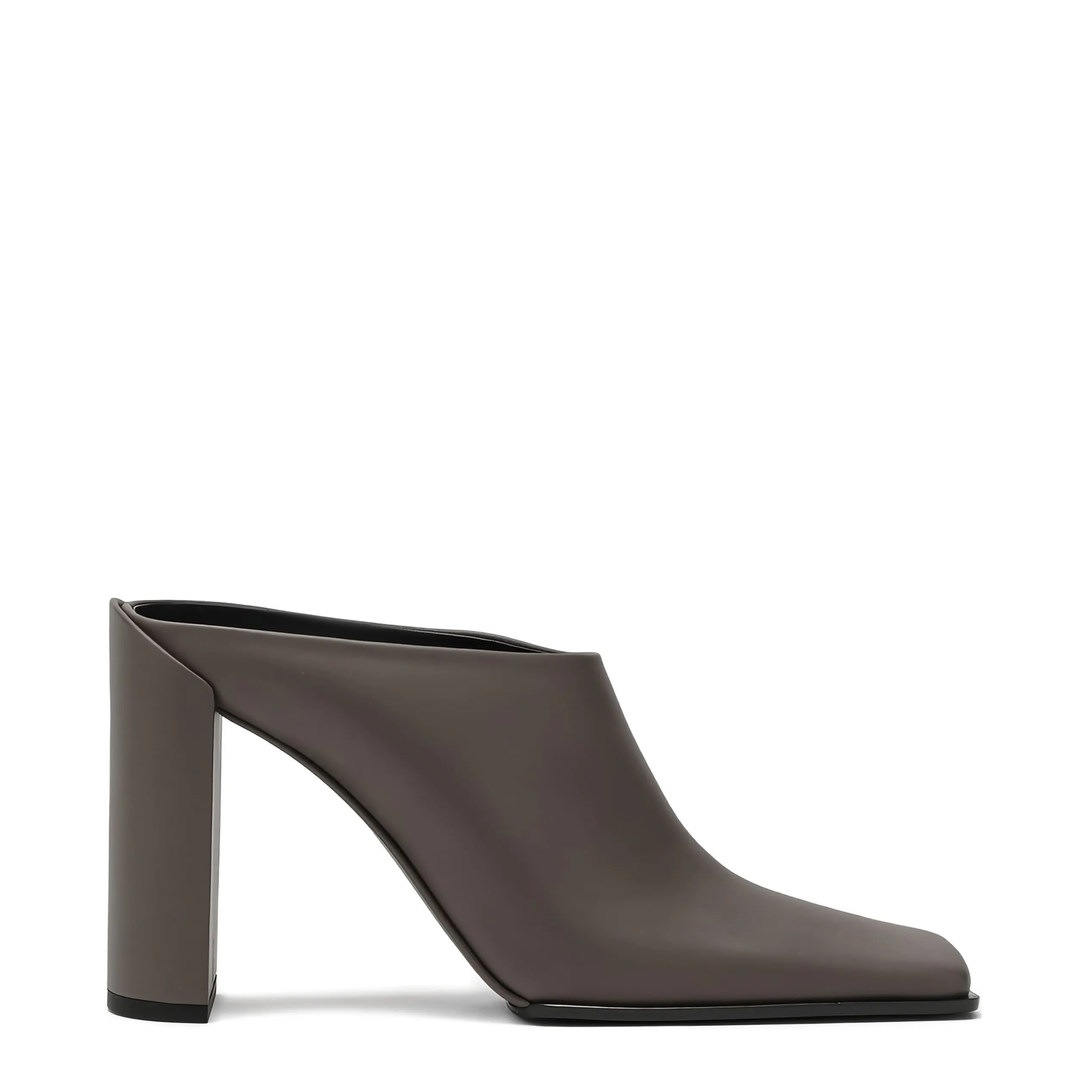 Mules 90 Shiny Calfskin