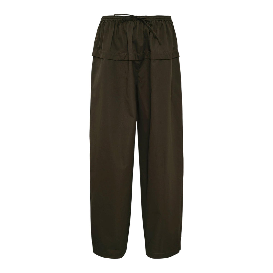 Club21 - ALAIA - Peplum Pants - PANTS - Olive