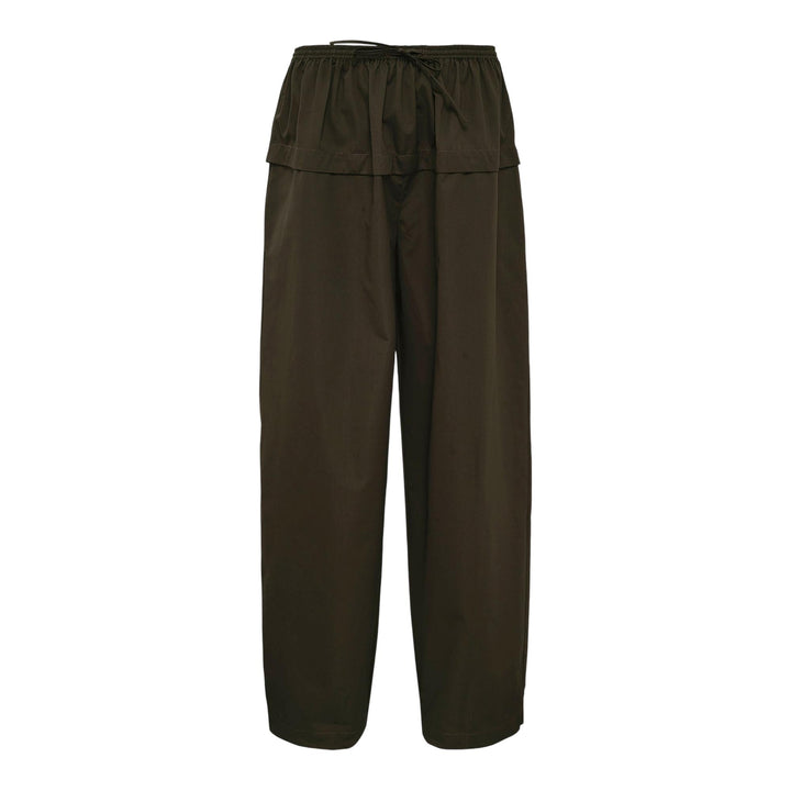 Club21 - ALAIA - Peplum Pants - PANTS - Olive