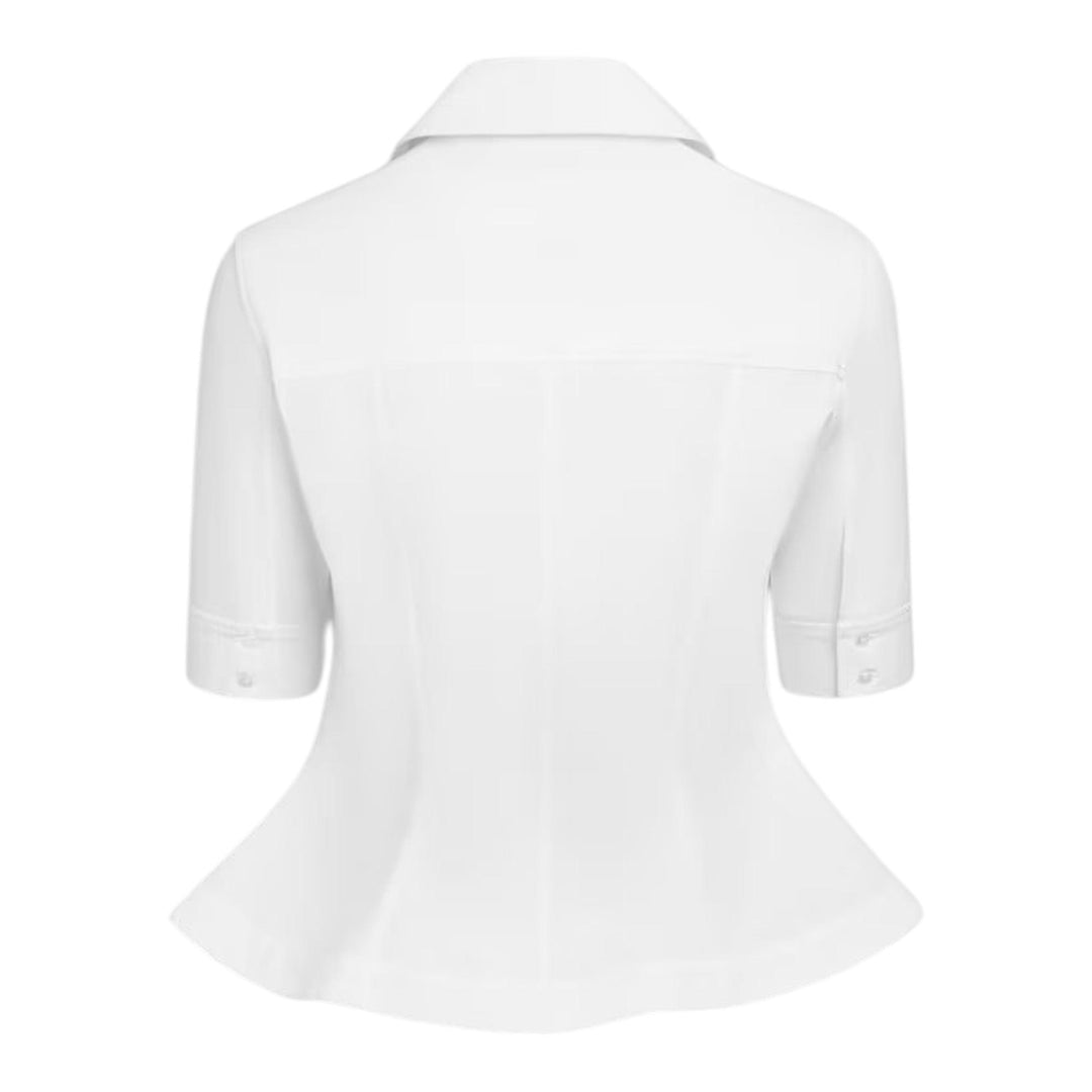 Club21 - ALAIA - Tailored Top - BLOUSES - White
