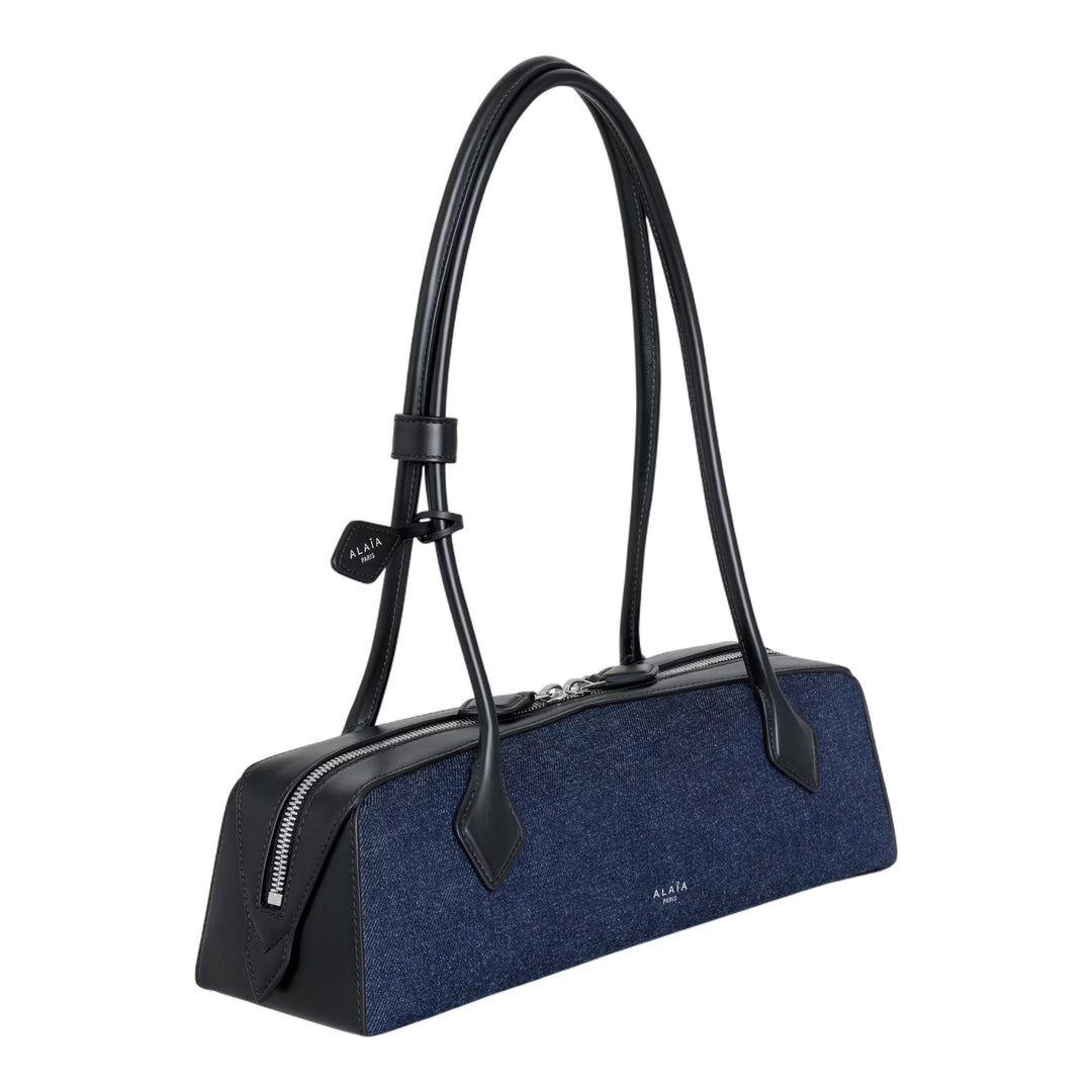 Club21 - ALAIA - Teckel Medium Bag - HANDBAGS - Denim