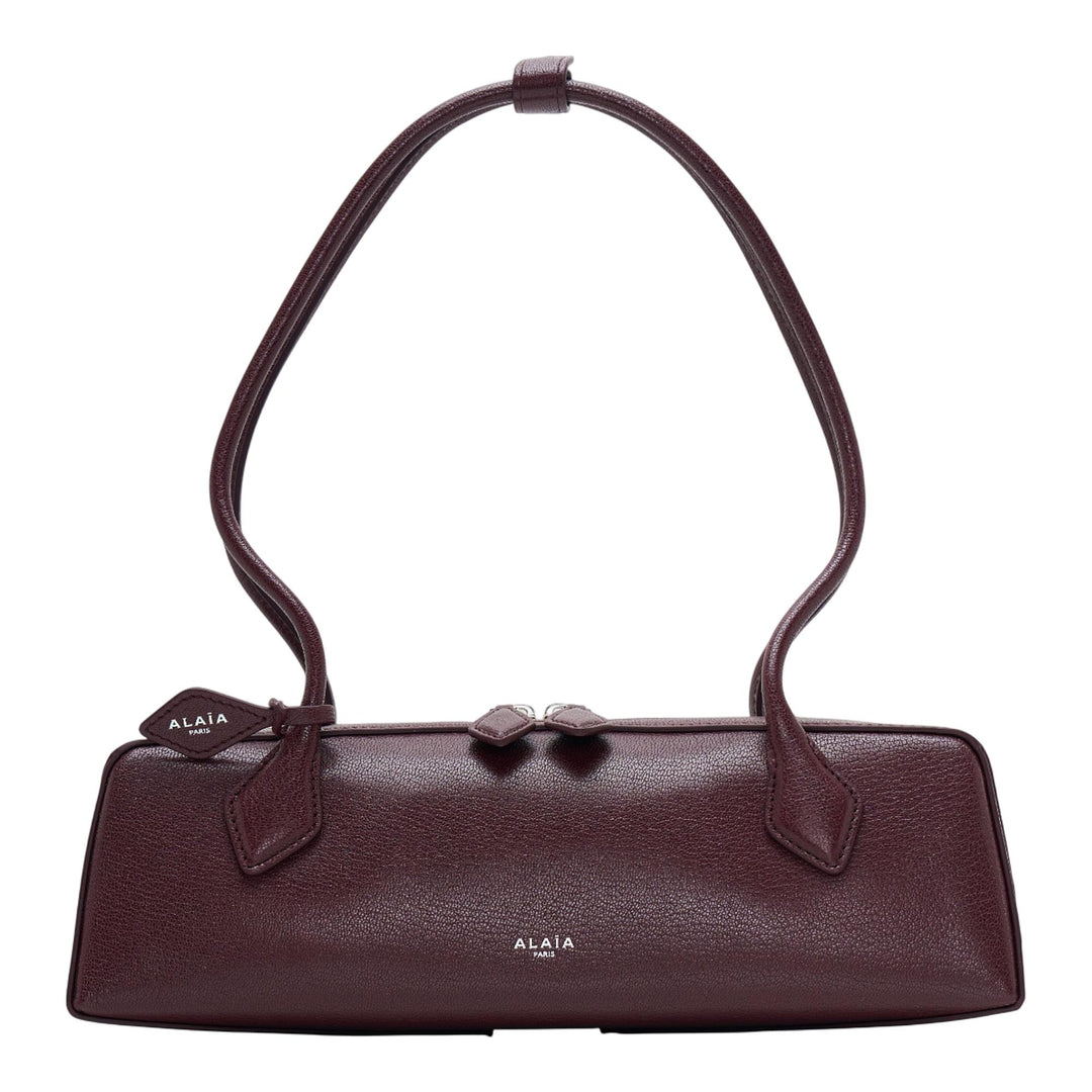 Club21 - ALAIA - Teckel Medium Goatskin - HANDBAGS - Burgundy