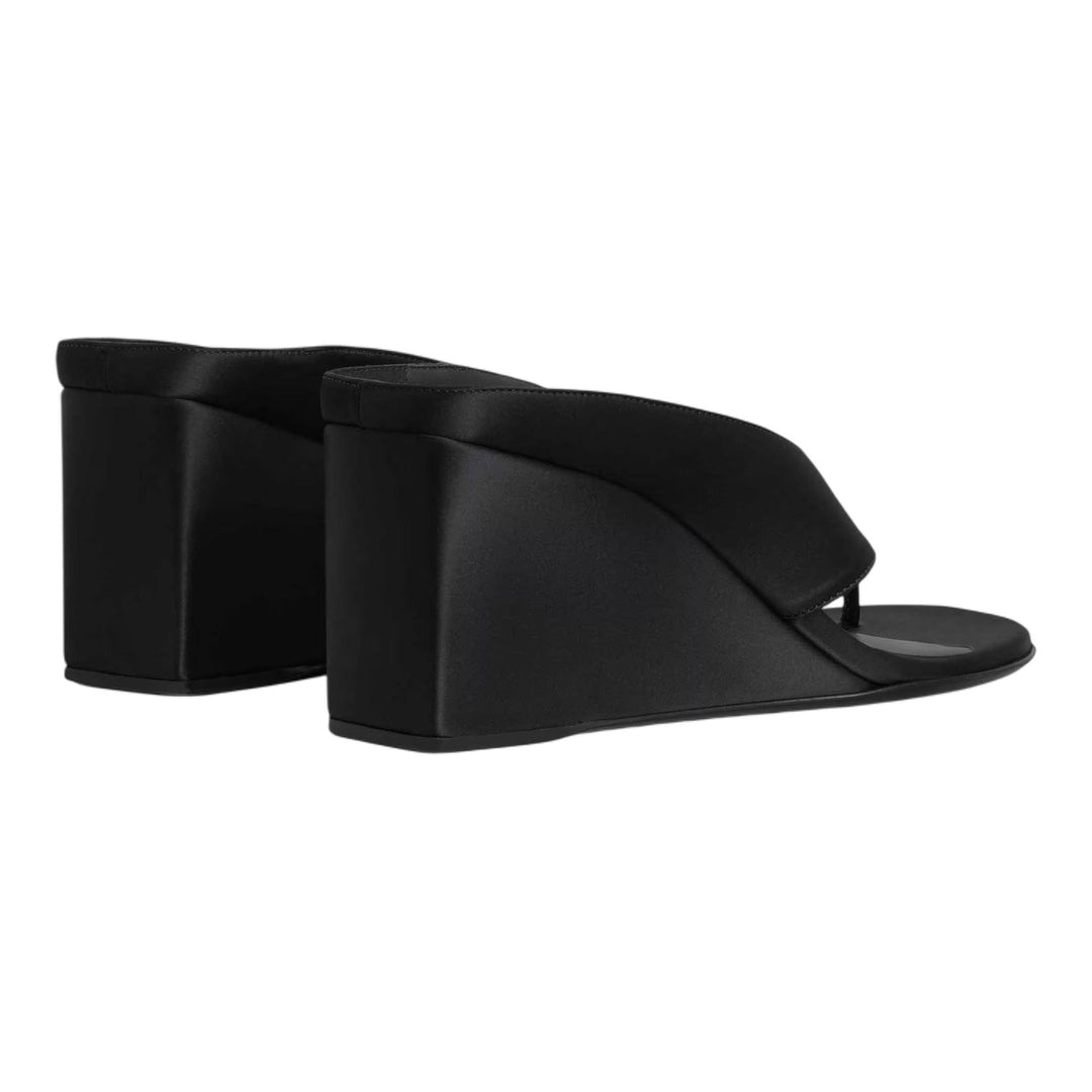 Club21 - ALAIA - Wedge Tongs 75 - HEELS - Black