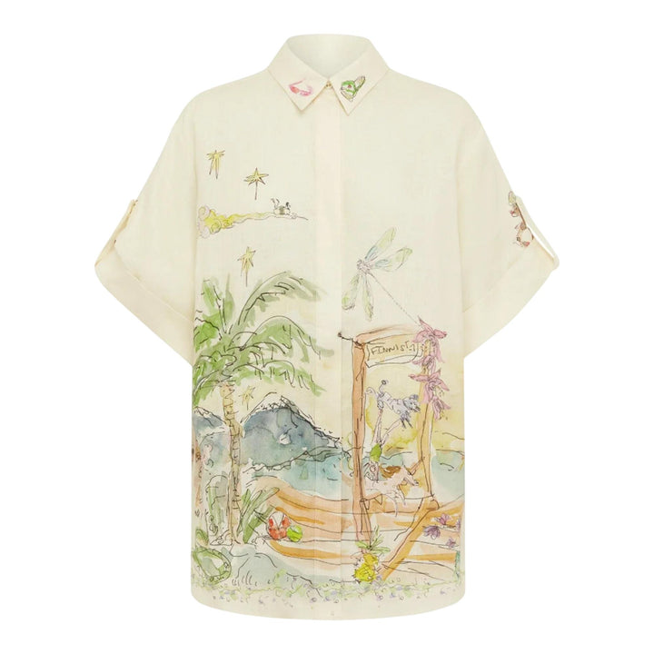 Club21 - ALEMAIS - Anouk Shirt - BLOUSES - Off-White