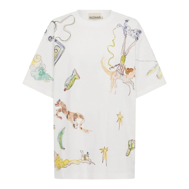 Club21 - ALEMAIS - Anouk Tee - TEES - White