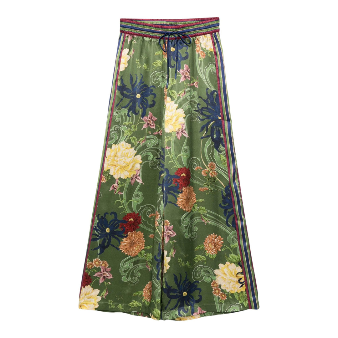 Club21 - ALEMAIS - Avery Silk Pants - PANTS - Green