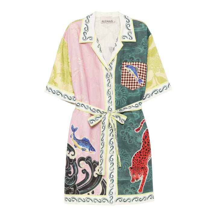 Club21 - ALEMAIS - Rochester Mini Shirtdress - WOVEN DRESSES - Multi