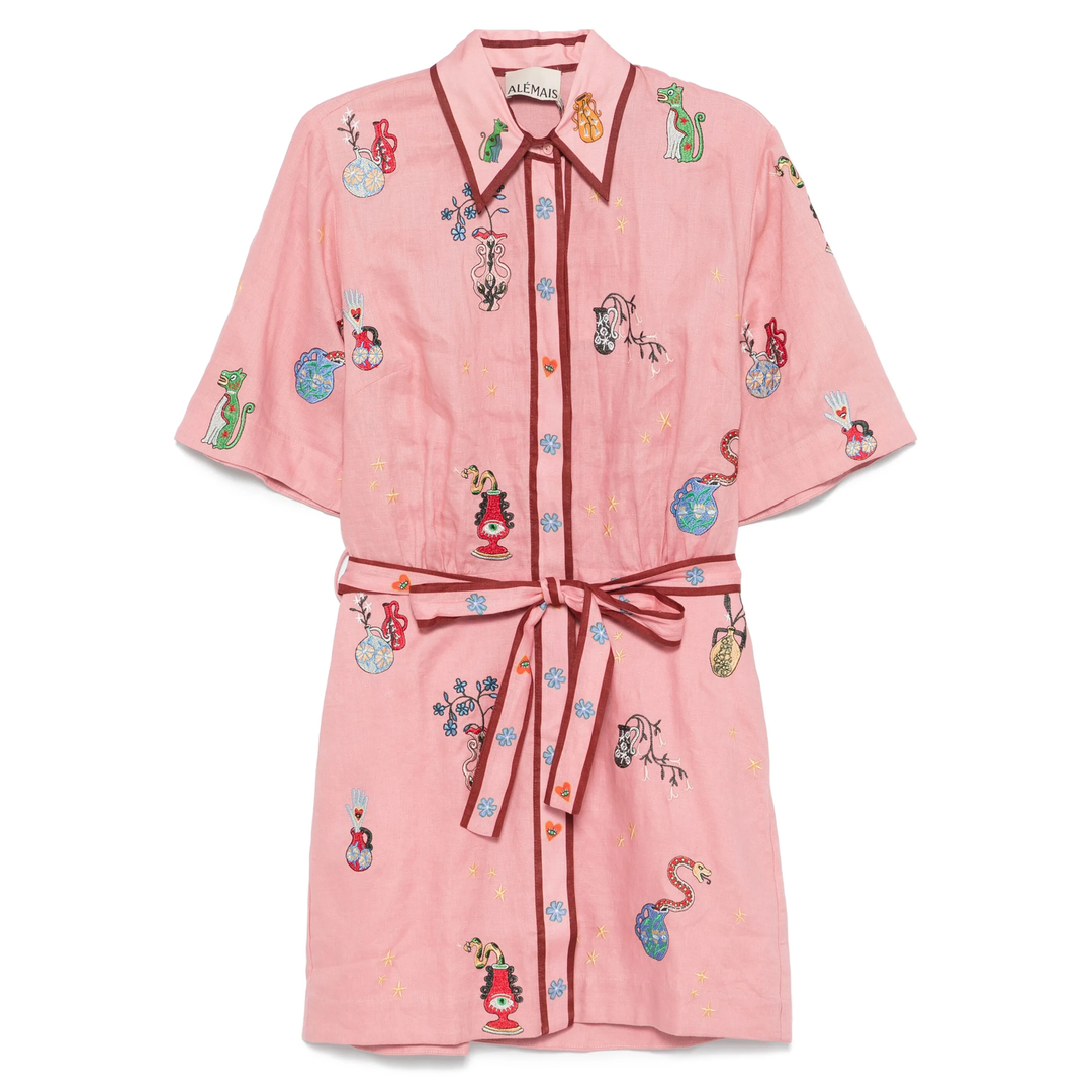 ALEMAIS_Timmy_Embroidered_Mini_Dress_Pink