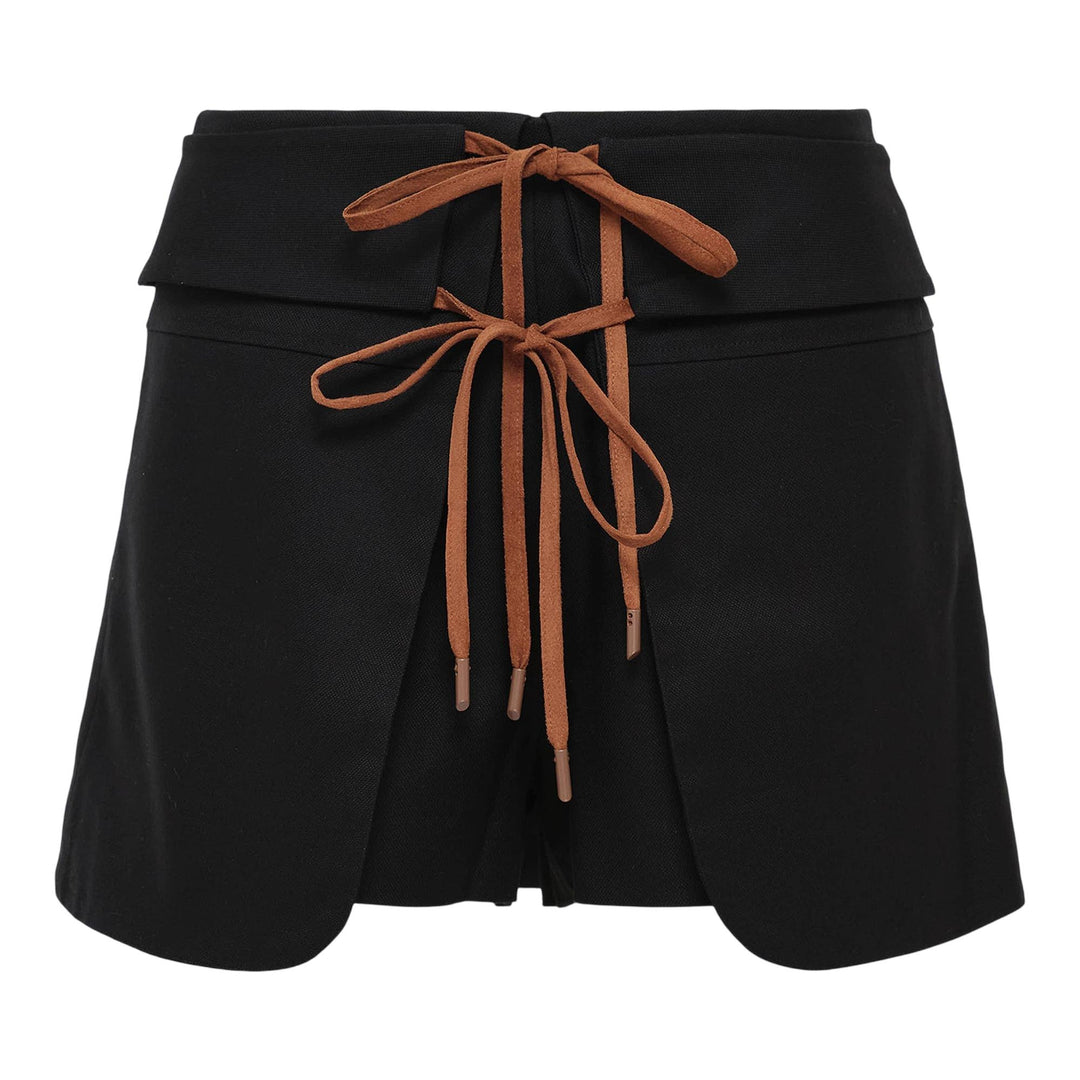 Club21 - ALEXIS - Prato Skort - SHORTS - Black