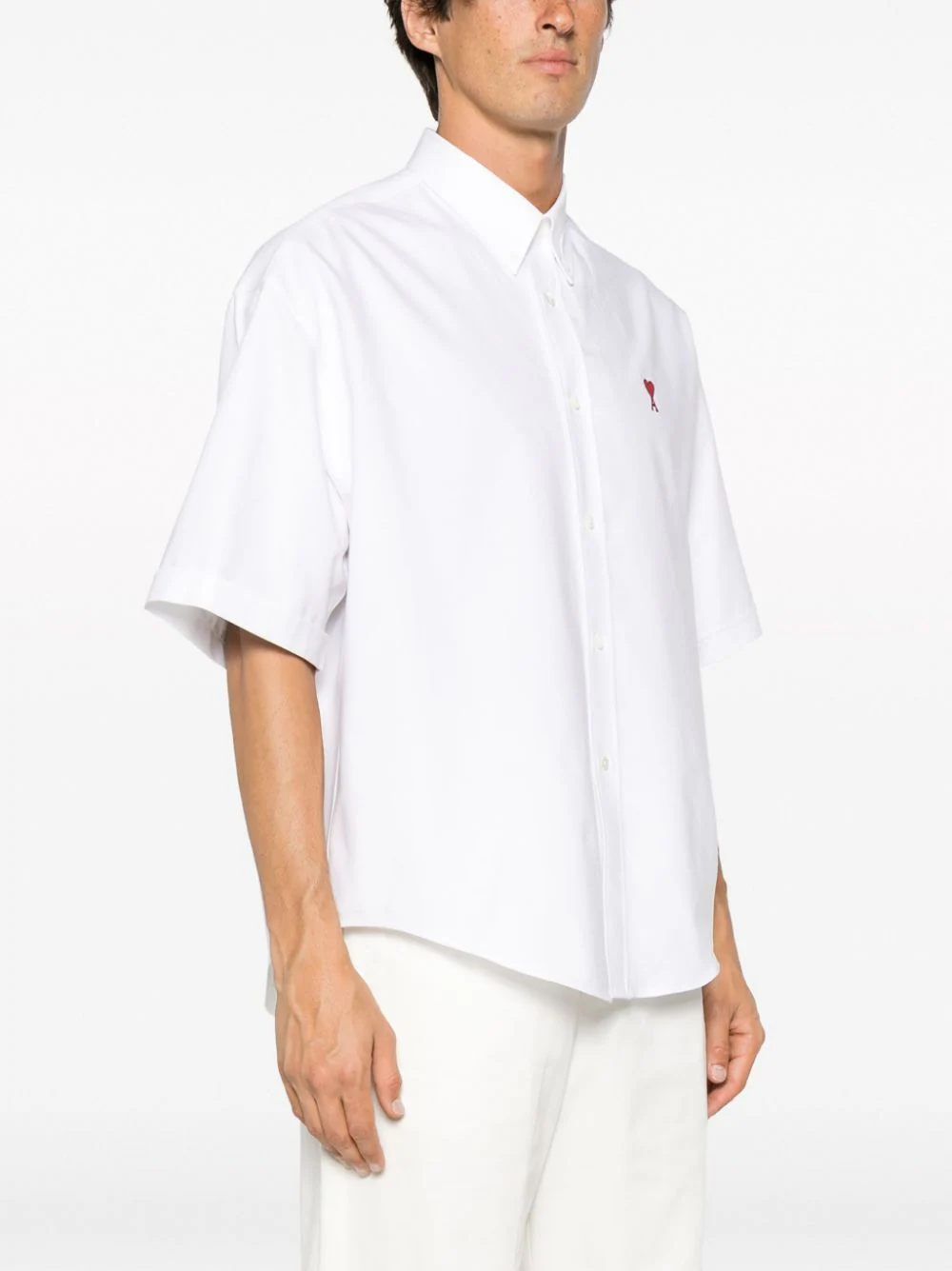 AMI-Paris-Boxy-Fit-Shirt-White-3