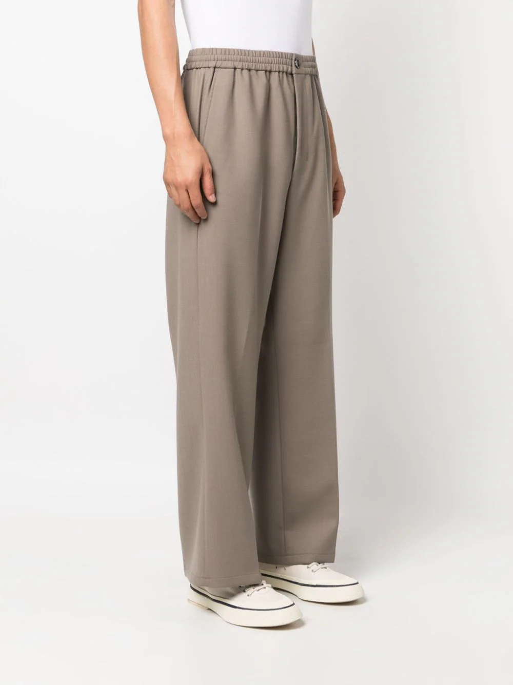 AMI-Paris-Elasticated-Trousers-Natural-3