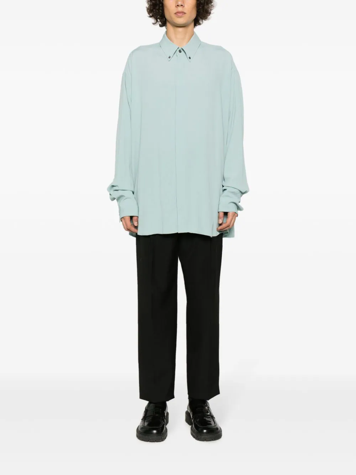 AMI-Paris-Oversize-Shirt-Blue-2