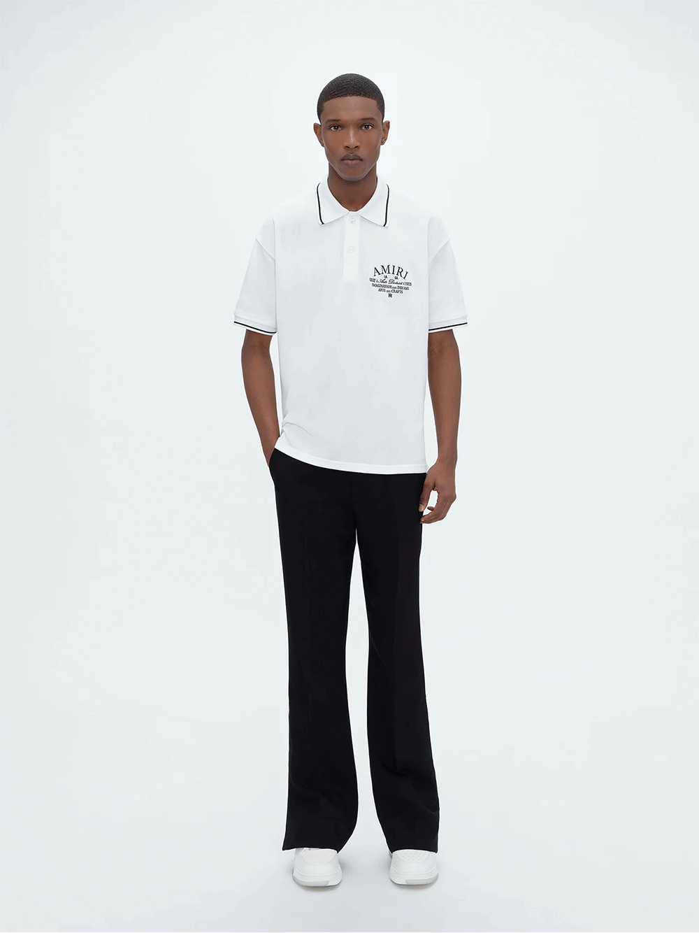 AMIRI-Arts-District-Pique-Polo-White-2