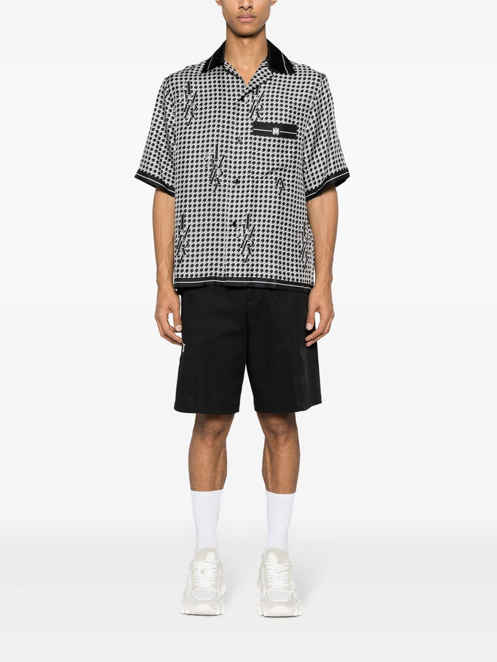 AMIRI-Houndstooth-Bowling-Shirt-Black-2