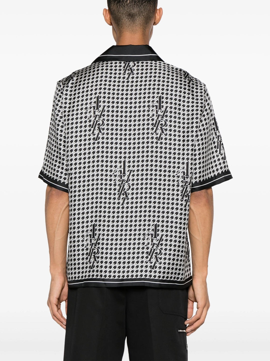 AMIRI-Houndstooth-Bowling-Shirt-Black-4