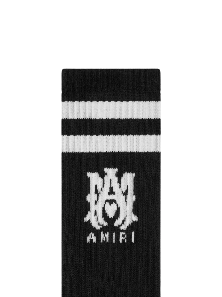 AMIRI-Stripe-Sock-Black-3