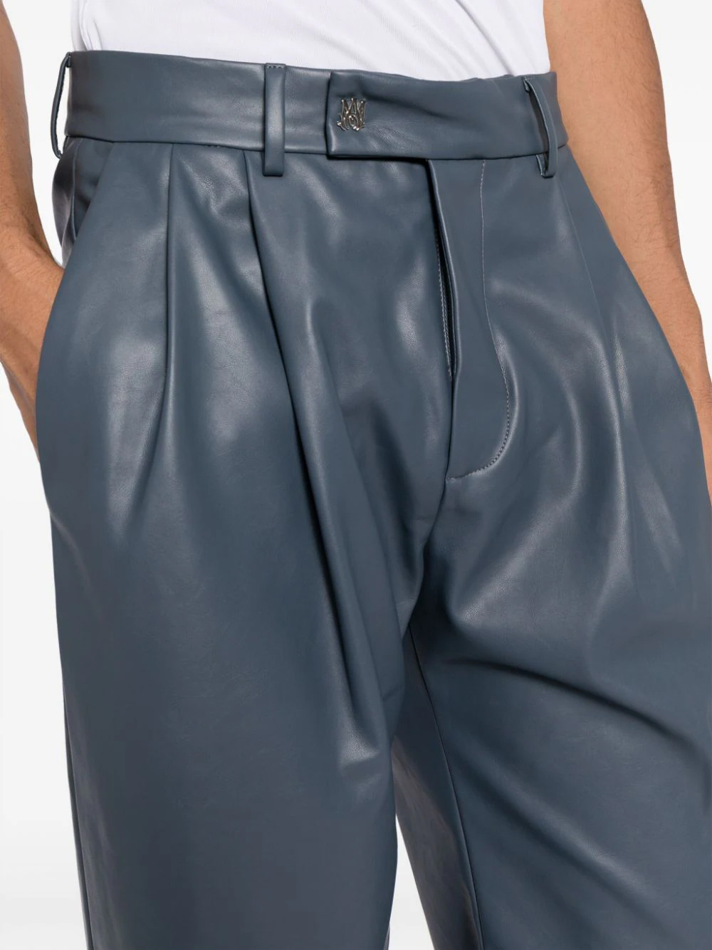 AMIRI-Vegan-Pleat-Trousers-Blue-5