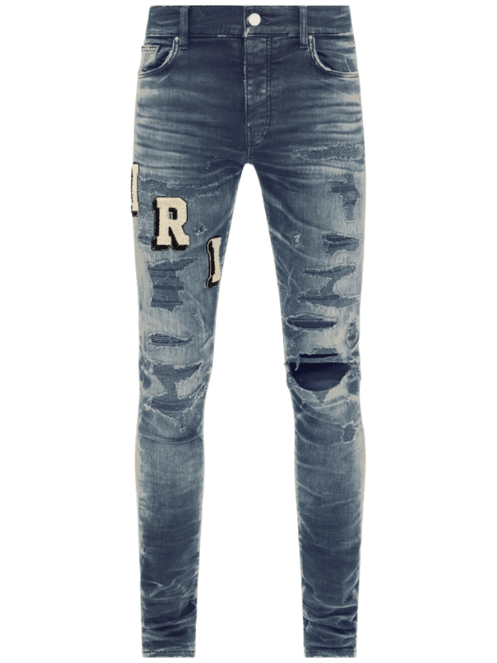 AMIRI Vintage Indigo Varsity Jeans Indigo 1