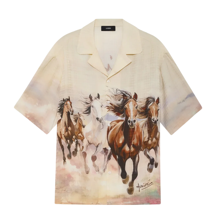 AMIRI Horses Camp Shirt