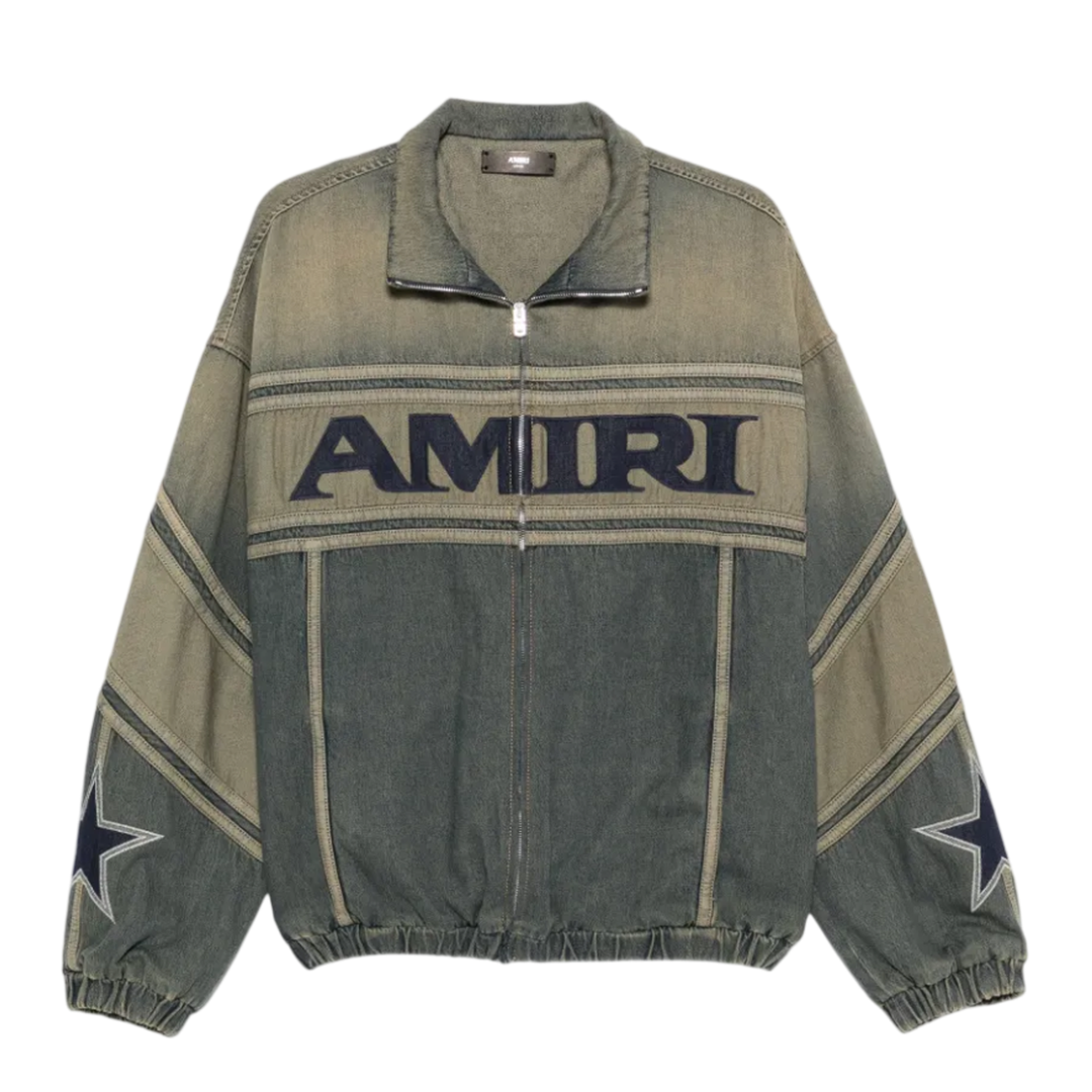 AMIRI Sport Denim Track Jacket