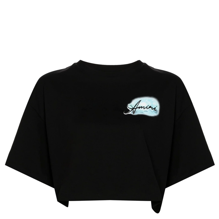 Amiri Airbrush Cropped Tee