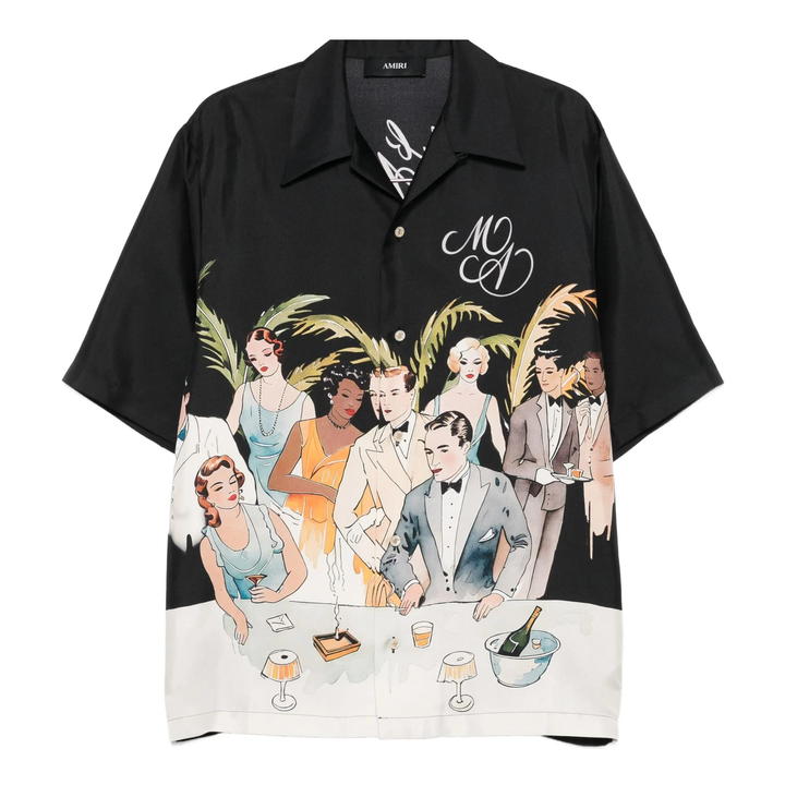 Bar Scene Bowling Shirt