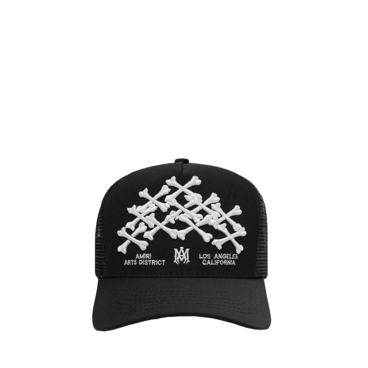 AMIRI_Bones_Stacked_Trucker_Hat-Black