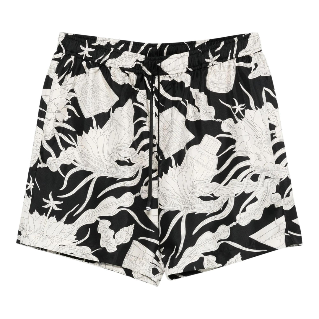 Club21 - AMIRI - Floral Shorts - SHORTS - Black