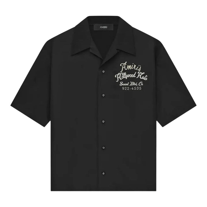 Club21 - AMIRI - Hollywood Auto Bowling Shirt - SHIRTS - Black