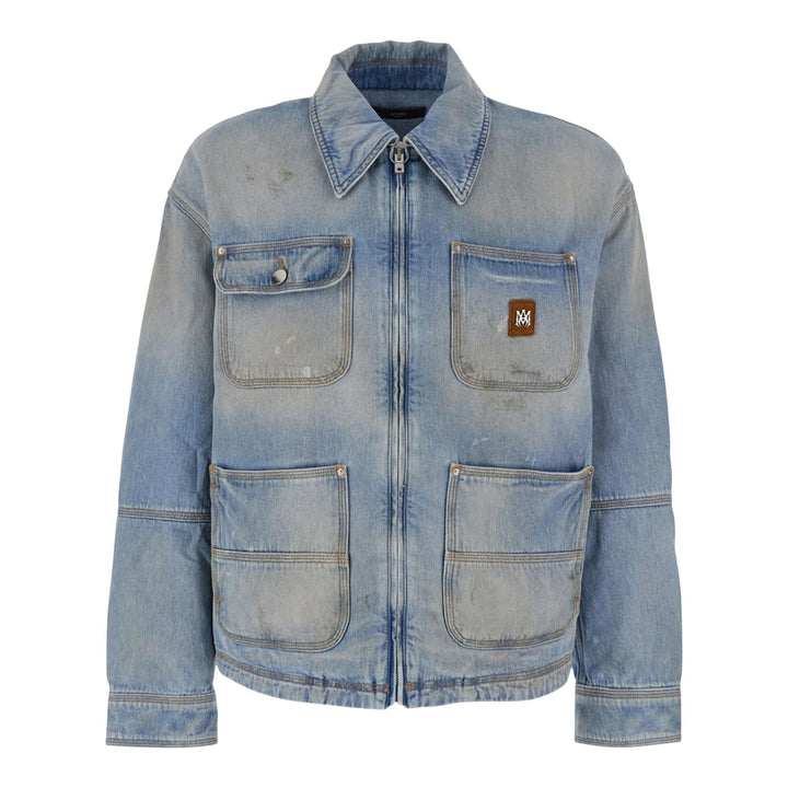 Club21 - AMIRI - Lightweight Denim Work Jacket - BLOUSON - Light Blue