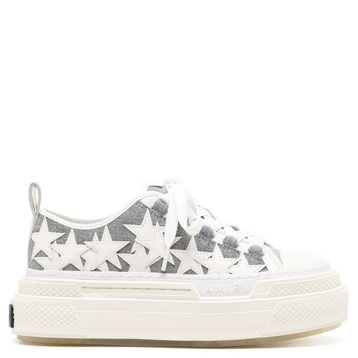 Platform Denim Stars Court Low