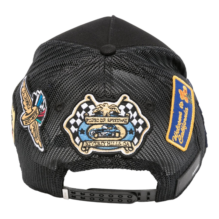 Club21 - AMIRI - Station Patch Trucker Hat - HATS - Black
