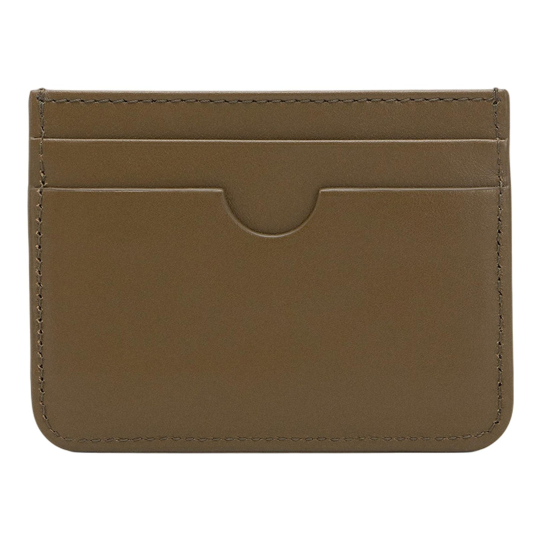 Club21 - AMI - Ami De Coeur Card Holder - CREDIT CARD SLIP - Olive